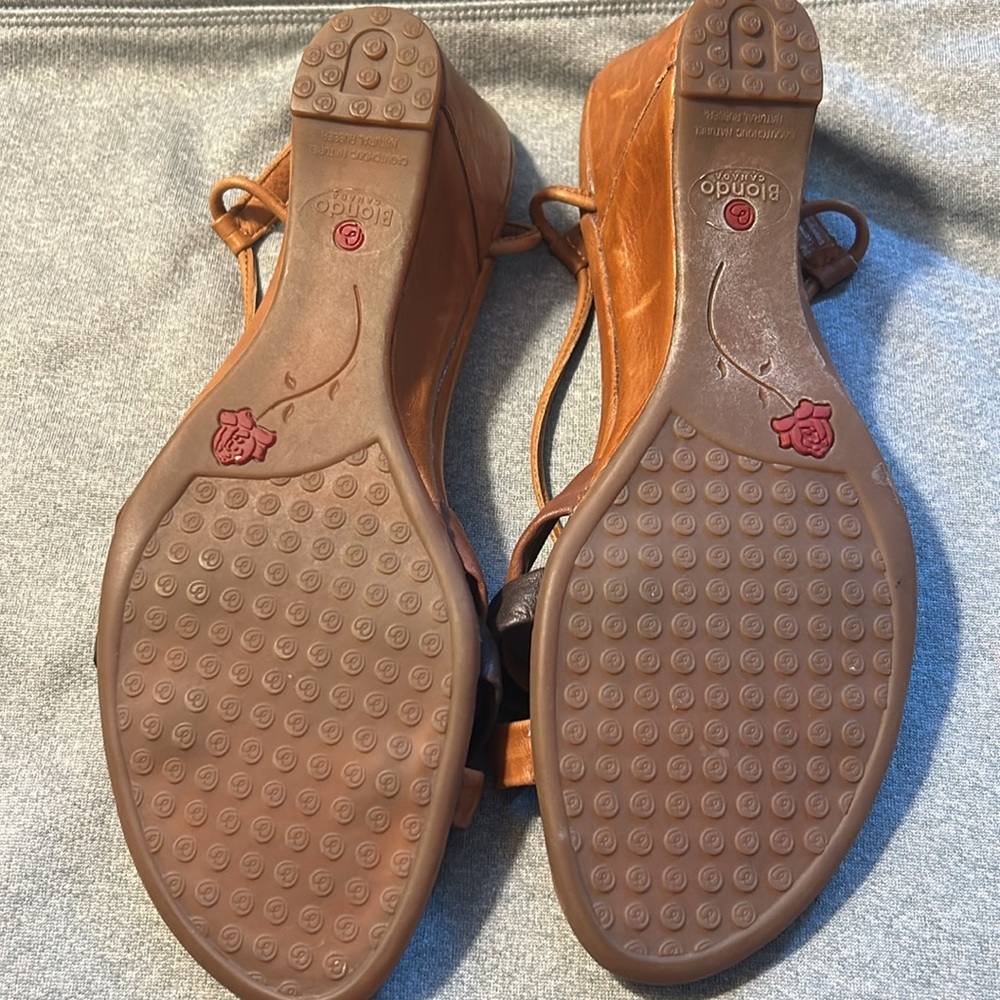 Blondo size 10 leather sandals - Picture 3 of 5